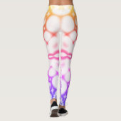 Colorful Fractal Art Leggings (Achterkant)