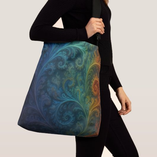 Colorful Fractal Crossbody Tas (Dichtbij)