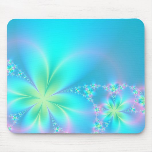 Colorful Fractal Flowers Muismat (Voorkant)