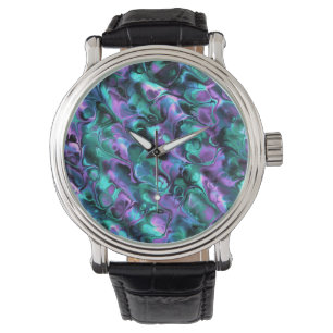 Colorful Fractal  Horloge