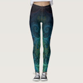Colorful Fractal Leggings (Voorkant)