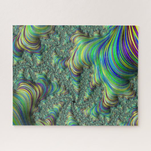 Colorful Fractal Legpuzzel (Horizontaal)