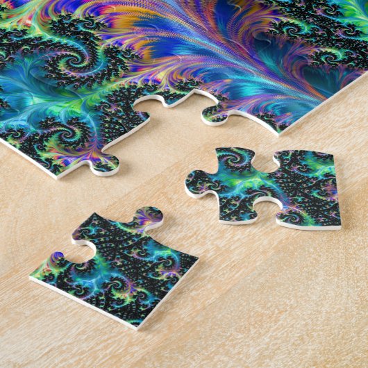 Colorful Fractal Legpuzzel (Zijkant)