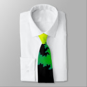 Colorful Fractal Lightning Strike Stropdas (Gebonden)