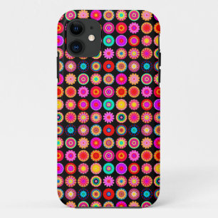 Colorful Fractal Mandalas iPhone Case