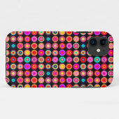 Colorful Fractal Mandalas iPhone Case (Achterkant (horizontaal))