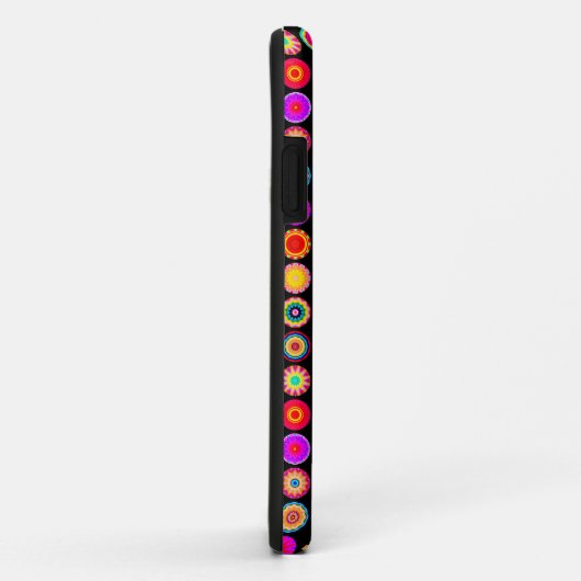 Colorful Fractal Mandalas iPhone Case (Achterkant/rechts)