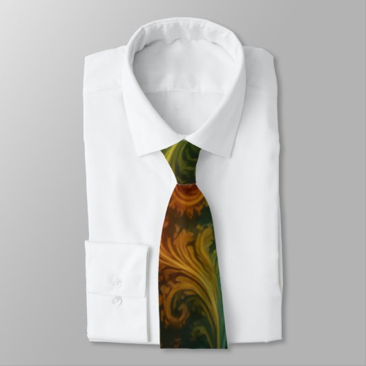 Colorful Fractal Neck Tie Stropdas (Gebonden)