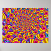 Colorful Fractal Pattern Poster (Voorkant)