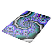 Colorful Fractal Pearls Spiral Badmat (Gekanteld)