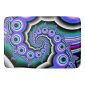 Colorful Fractal Pearls Spiral Badmat (Voorkant)