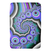 Colorful Fractal Pearls Spiral Badmat (Voorkant Verticaal)