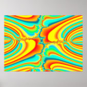 Colorful fractal psychedelic custom poster (Voorkant)