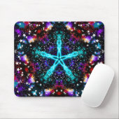 Colorful Fractal Stars Universe Mandala Star Muismat (Met muis)