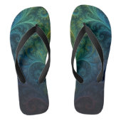 Colorful Fractal Teenslippers (Voetbed)