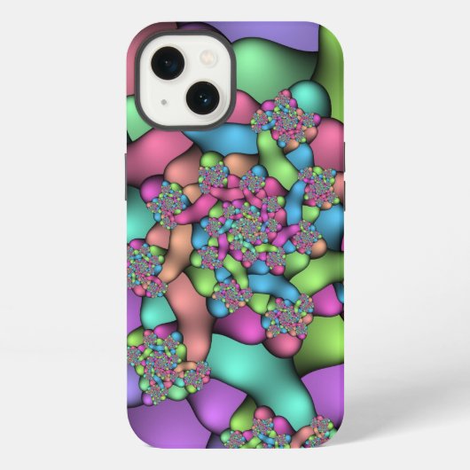 Colorful Fractals iPhone Hoesje (Achterkant)