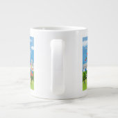 Colorful France Grote Koffiekop (Achterkant)