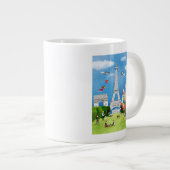 Colorful France Grote Koffiekop (Voorkant rechts)