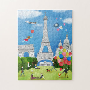 Colorful France Legpuzzel
