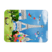 Colorful France Magneet (Horizontaal)
