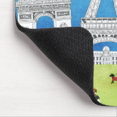 Colorful France Muismat (Hoek)