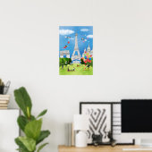 Colorful France Poster (Thuiskantoor)