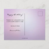 Colorful French Bulldog Birthday Briefkaart (Achterkant)