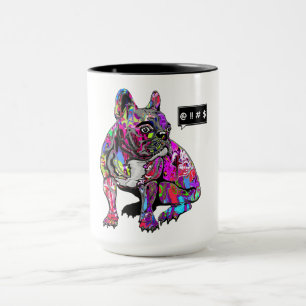 Colorful French bulldog Mok
