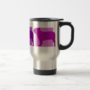 Colorful French Bulldog Silhouettes Reisbeker