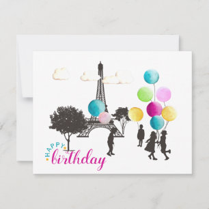 Colorful French Macarons Kinder die Birthday spele Kaart