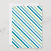 Colorful French Macarons Party Kaart (Achterkant)