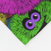 Colorful Friendly Fuzzles Fleece Deken (Hoek)