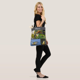 Colorful Frogs - Aangepaste naam Tote Bag