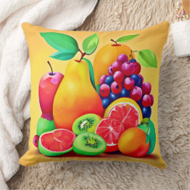 Colorful Fruit Medley Kussen