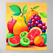 Colorful Fruit Medley Poster (Voorkant)