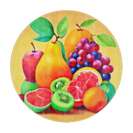 Colorful Fruit Medley Snijplank