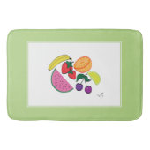 Colorful Fruit Summer Pattern, Cool Badmat (Voorkant)