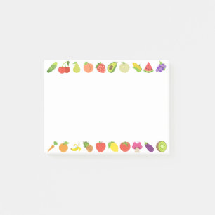 Colorful Fruits Emojis Post-it® Notes