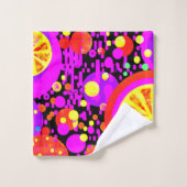 Colorful Fruits Patroon Bad Handdoek (Wasdoekje)