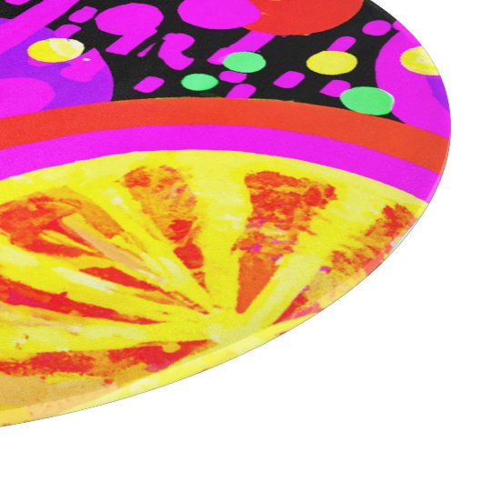 Colorful Fruits Patroon Snijplank (Hoek)