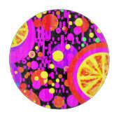 Colorful Fruits Patroon Snijplank (Voorkant)