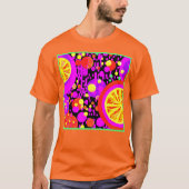 Colorful Fruits Patroon T-shirt (Voorkant)