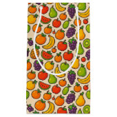 Colorful fruits patterned klein cadeauzakje (Voorkant)