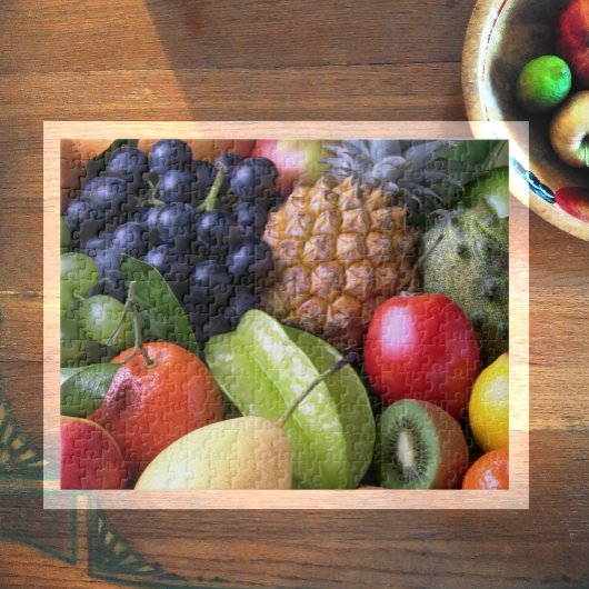Colorful Fruits Puzzle Legpuzzel