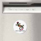 Colorful Fun Gecko Lizard Magneet (Insitu (Vaatwasser))