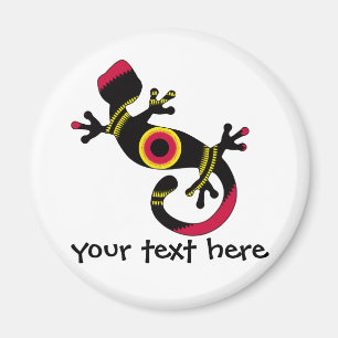 Colorful Fun Gecko Lizard Magneet