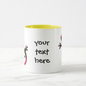 Colorful Fun Gecko Lizard Mok (Midden)