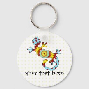Colorful Fun Gecko Lizard Sleutelhanger