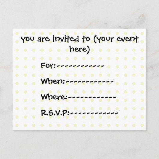 Colorful Fun Gecko Lizard Uitnodiging Briefkaart (Achterkant)