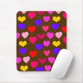 Colorful Fun Hearts for Valentijns Muismat (Met muis)